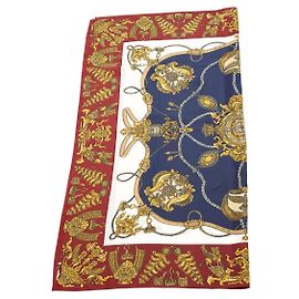 Sciarpa Hermès Carre 90 in seta twill multicolore Multicolore