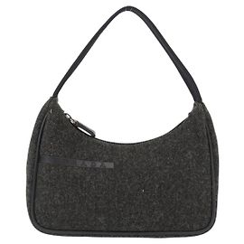 Prada Re-Edition 2000 Hobo de Lã Marrom