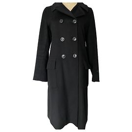 Black cashmere coat, Claudie Pierlot Black