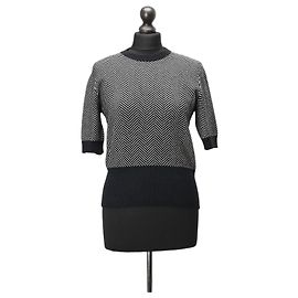 Dolce & Gabbana Kaschmir Pullover Schwarz Kurzarm Schwarz