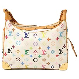 Bolsa Louis Vuitton Boulogne Monogram Multicolor de Couro Multicor