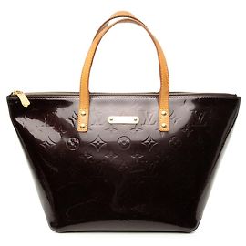 Louis Vuitton Monogram Vernis Bellevue PM Handtasche Bordeaux Lila
