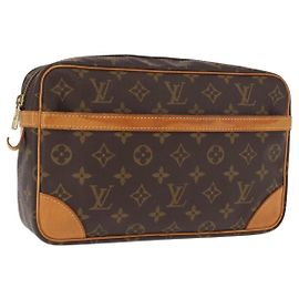 LOUIS VUITTON Clutch Compiegne 28 M51845 LV Auth am10267 Monogramm