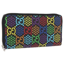 GUCCI GG Psychedelic Long Wallet Multicolor 601079 Auth BA9230V Multiple colors