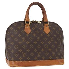 LOUIS VUITTON Bolsa de Mão Monogram Alma M51130 LV Auth BA9322 Monograma