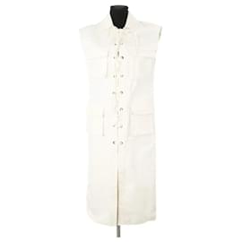Autre Marque Robe en coton écrue Écru