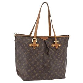 LOUIS VUITTON Monogram Palermo GM Tote Bag M40146 LV Auth bs31768 Monogram