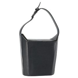 LOUIS VUITTON Bolsa de Ombro Epi Preta M80161 LV Auth BA9432 Preto