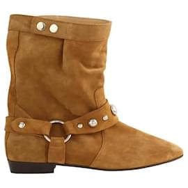 Isabel Marant Camel Wildlederstiefel Kamel