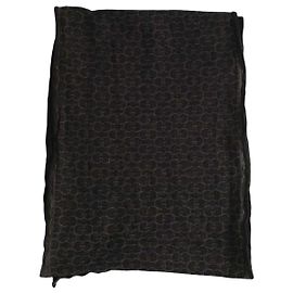 Gucci Sciarpa in lana nera Nero