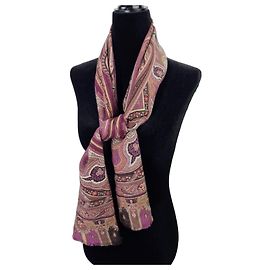 Bufanda multicolor Etro con estampado paisley Multicolor Morado oscuro