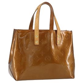 Borsa Reade Monogram Vernis PM di Louis Vuitton Marrone