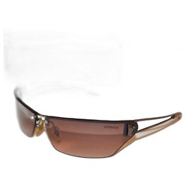 Versace gafas de sol Plata Naranja