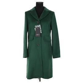 Max Mara Abrigo de lana verde Verde
