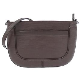 Louis Vuitton Epi Sarvanga Shoulder Bag Brown