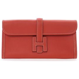 Hermès Naranja Swift Jige Elan 29 Roja Naranja
