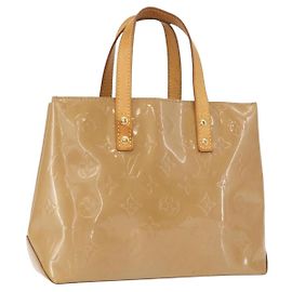 Sac à main Reade Monogram Vernis PM de Louis Vuitton Marron
