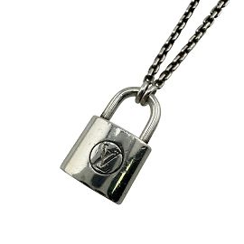 Collana Pendente Silver Lockit Louis Vuitton Argento