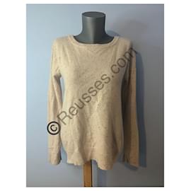 Zadig & Voltaire cashmere in ecru - size L - absolute softness & star details Other