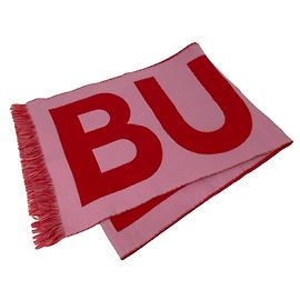 Chal de lana rosa para mujer Burberry Rosa Roja