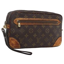 LOUIS VUITTON Monogram Marly Dragonne GM Clutch Bag M51825 LV Auth 159390 Monogram
