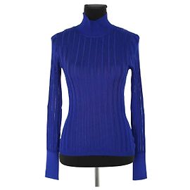 Alaïa Maglione blu Blu