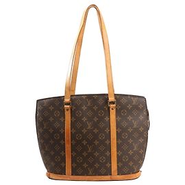 Louis Vuitton Babylone Classic Monogram Canvas Shoulder Bag in Brown M51102 Brown