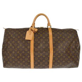 Louis Vuitton Keepall Bag Monogram Canvas 60 Brown