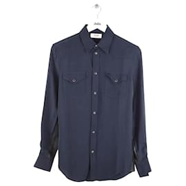 Céline Camicia Blu Navy Blu navy