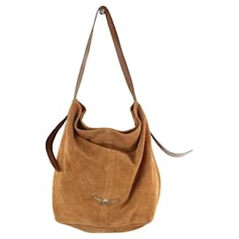 Zadig & Voltaire Tote Bag aus Wildleder in Camel Kamel