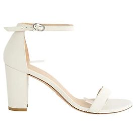 Stuart Weitzman White leather heels White