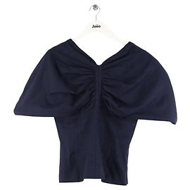 Jacquemus Marineblaue Wollbluse Marineblau