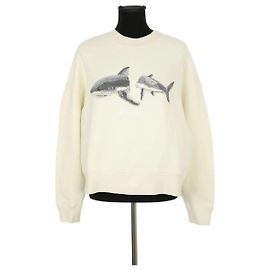 Palm Angels Gelbes Baumwoll-Sweatshirt Gelb