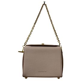 Bolsa Box 19 de couro Alexander McQueen 2 em 1 Rosa