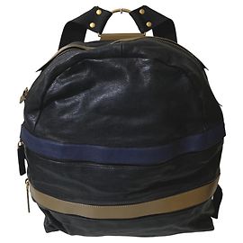 Sac à dos en cuir Marni Noir