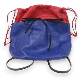 Mochila de cuero Marni Roja