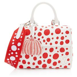 Mini borsa Cluny in pelle Epi Infinity Dots Louis Vuitton x YK Rosso