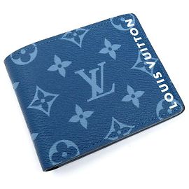 Cartera Slender Monogram Louis Vuitton Azul