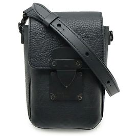 Borsa portafoglio S Lock Monogram Louis Vuitton Nero