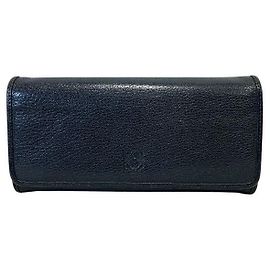 Loewe Amazona Leather Long Wallet Black