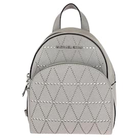 Michael Kors Leather Backpack Grey