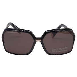 Dsquared2 DQ0044 Oversized Sunglasses in Black Acetate Black