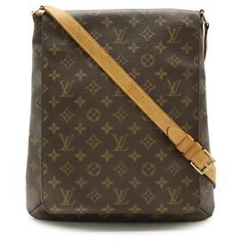 Borsa a Spalla Monogram Musette Louis Vuitton Marrone