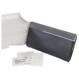 Borsa a mano in pelle JIMMY CHOO CAYLA Nero