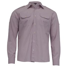 Camisa de corte ajustado a cuadros en algodón rosa de Theory Rosa