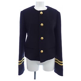 Céline CELINE Cashmere Collarless Jacket Black