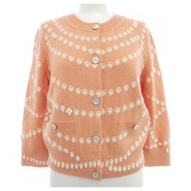 Cárdigan de cachemira Chanel Naranja