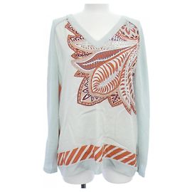 Hermès Hermes Twillaine Silk Knit40 Blu