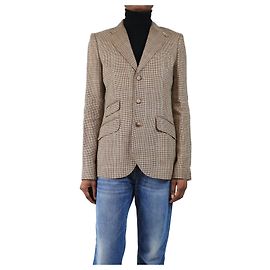 Polo Ralph Lauren Blazer à chevrons marron - taille UK 6 Marron