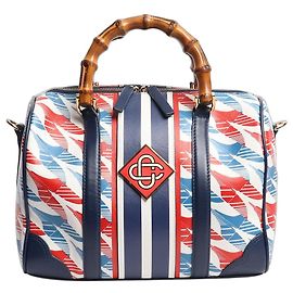 Casablanca Bolsa de mão azul em bambu Azul